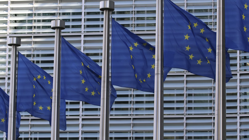 (cc) EU flags in Brussels