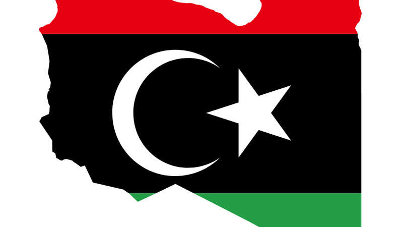 "Flag Map of Libya" by ⵜⴰⴽⵉ is licensed under CC BY 3.0.