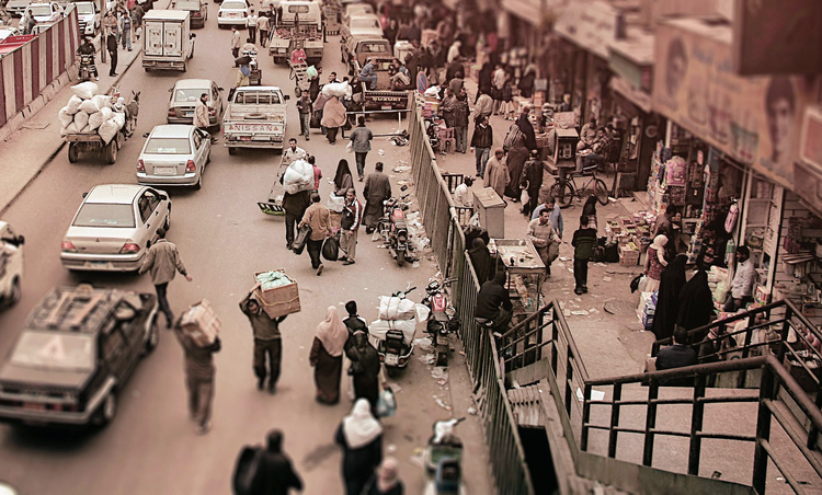 Straße Kairo